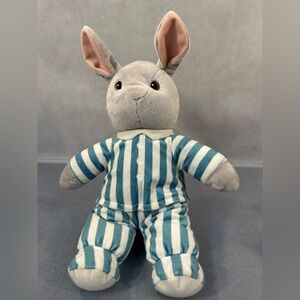 Kohls Cares Goodnight Moon Bunny Rabbit in Striped Pajamas Plush 15"